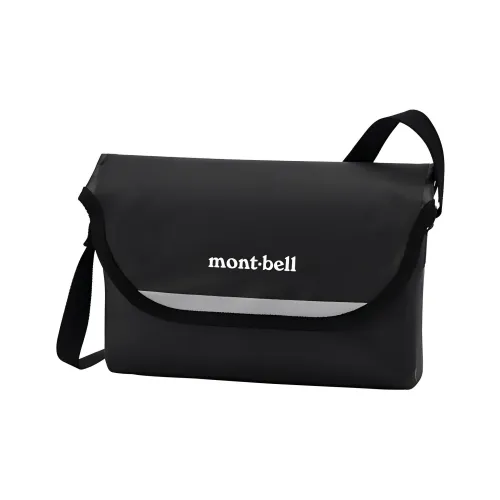 MONTBELL 1,4L Сумка через плечо Outdoor Сумка Полиамид TPU Композитный Черный Унисекс