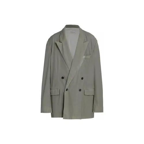 DRIES VAN NOTEN Серый Мужской Деловые костюмы
