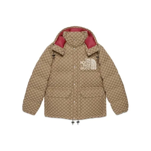GUCCI x THE NORTH FACE Gucci X The North Face FW21 Пуховик Мужской Коричневый
