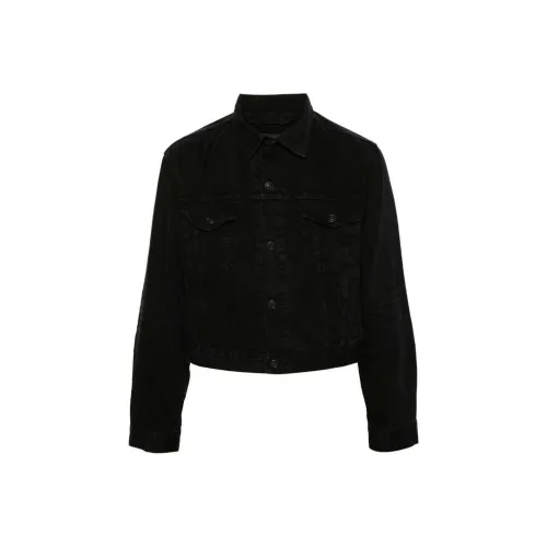 Balenciaga SS24 Denim Jacket Regular Fit Unisex Black Баленсиага SS24 Деним Куртка Стандартная Подкладка Унисекс Черный