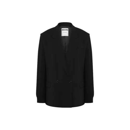 MOSCHINO FW24 Куртки и Пальто Мужской Черный