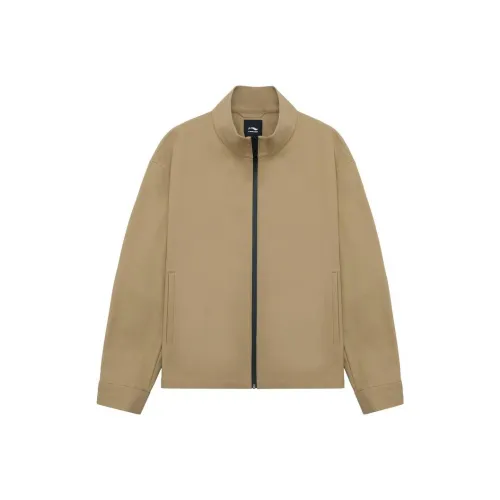 LI NING 1990 Commuter series Свет Каштаново-коричневый Мужские Куртки