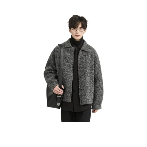 EARL JOEL Куртки Пальто Мужской Ночной Мороз Серый