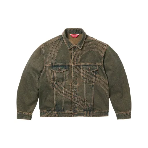 Supreme SS24 WEEK3 Trucker Куртка Джинсовая Куртка Унисекс