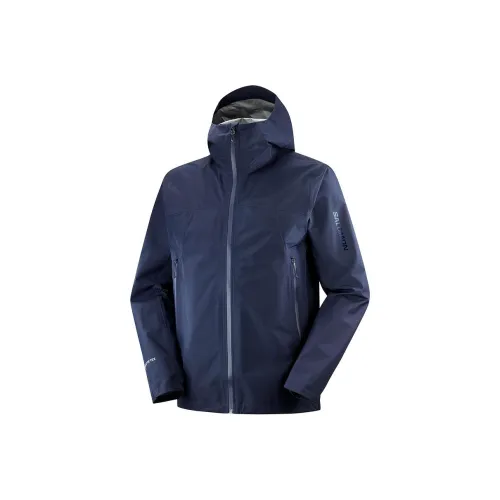 SALOMON OUTLINE Походная ветровка мужская темно-синий