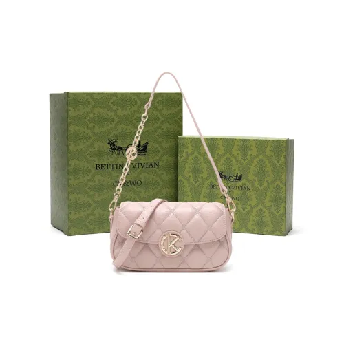 BETTINA VIVIAN ПУ (полиуретан) Сумка через плечо Стандартная Женская Розовая