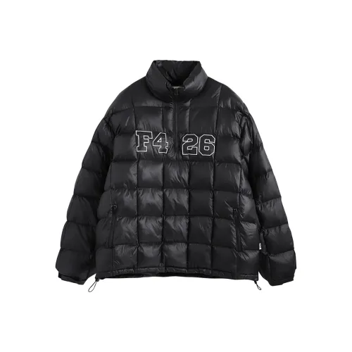 F426 Черный Унисекс Объёмные куртки (пуфы)