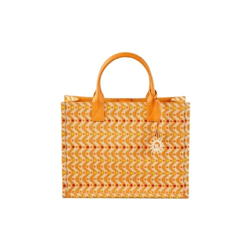 Sandro Ткань Тоут Сумка Средний Женские Апельсин