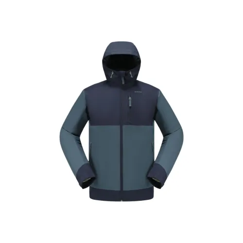 DECATHLON SH500 Куртка Мужская Серый Синий Темный Циан Кирпич