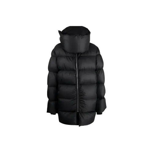 RICK OWENS Черный Мужской Пуховик