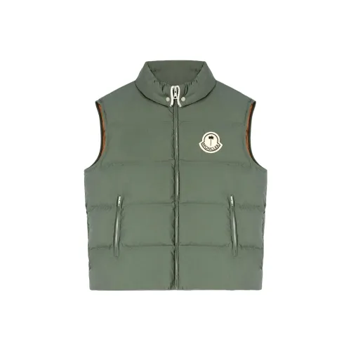 MONCLER GENIUS x PALM ANGELS FW23 Жилет Унисекс Зеленый