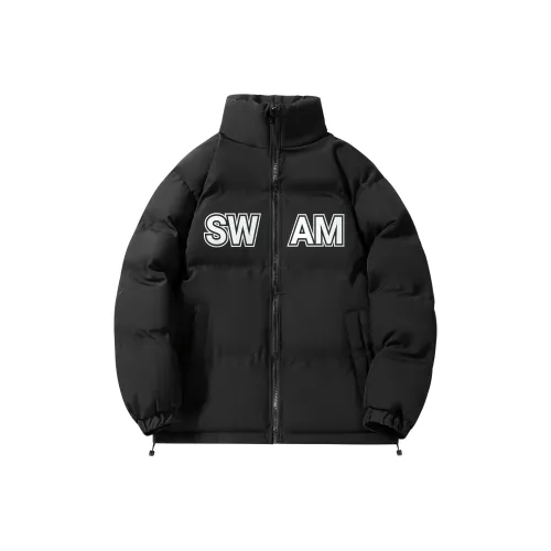 SWAMP AREA Хлопковый пуховик унисекс