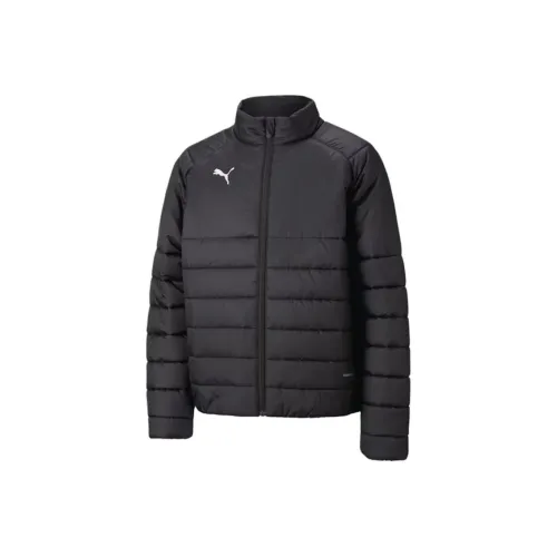 PUMA TeamLIGA Утепленный Football Куртка Мужская Куртки и Пальто Черный