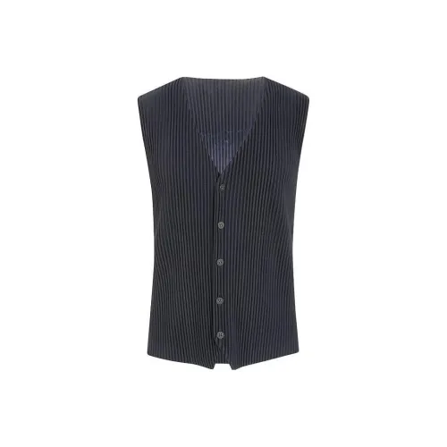 Homme Plissé Issey Miyake Жилет Мужской Navy Blue
