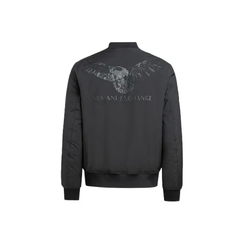 ARMANI EXCHANGE Черный мужской пуховик