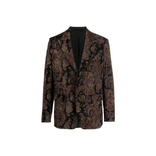 ETRO Коричневый Мужской Деловой костюм