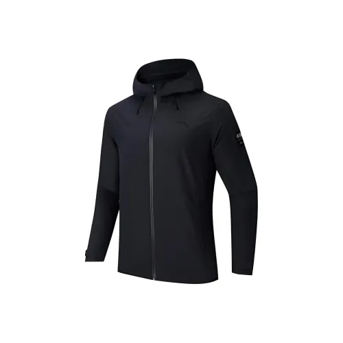ANTA ZONGXUNXILIE Водонепроницаемый и Ветрозащитный Ветровка Мужской Основной черный