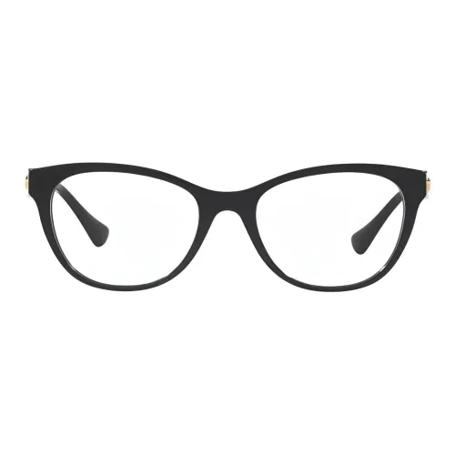 VERSACE Пластиковая оправа для очков с дизайном "Кошачий глаз" унисекс