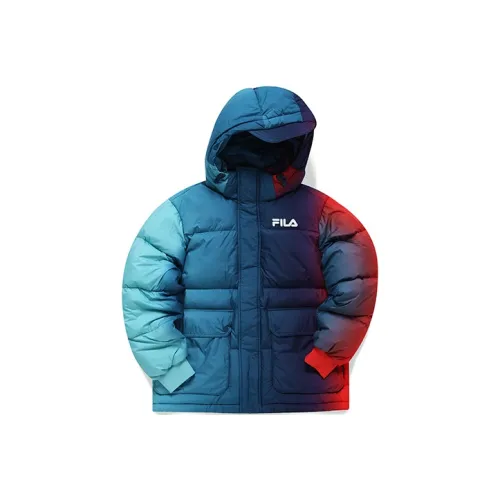 FILA FUSION STREET SPORT Пуховик Мужской Синий Красный Градиент