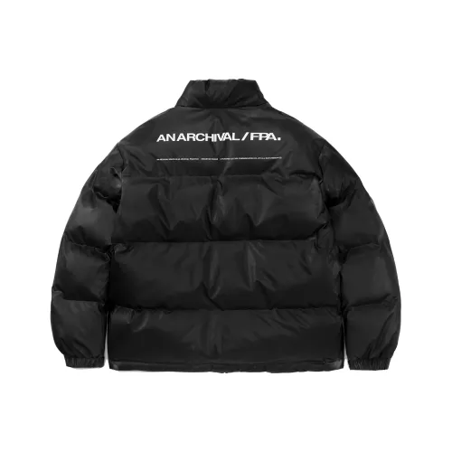 FPA Воротник-стойка Свободный крой Пуховая куртка Унисекс