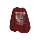 Бургундский-белый (с флисовой подкладкой)