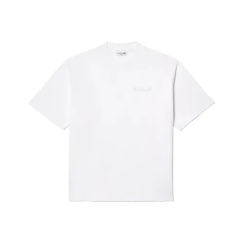 LACOSTE Collaboration Белая Мужская Футболка