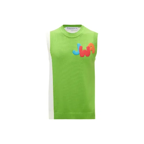 JW Anderson SS24 Глина Коллекция Жилет Мужской Зеленый