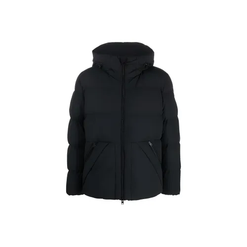 WOOLRICH Черный Мужской Пуховик