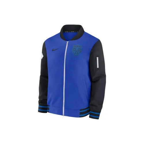 Nike MLB Коллаборация Куртки и Пальто Detroit Tigers Мужской Синий