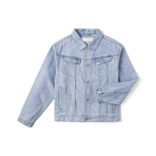 Lee Светло-Синий Унисекс Джинсовые Куртки