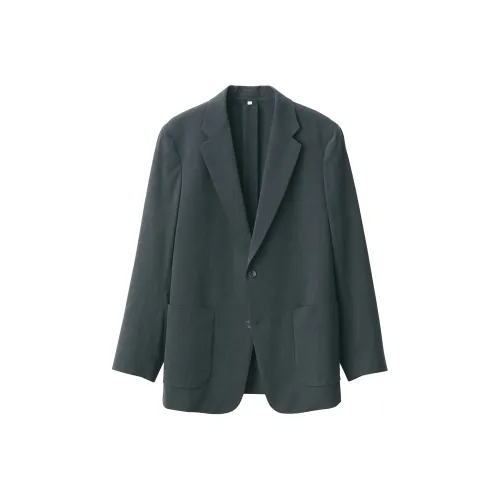MUJI LABO серия Бизнес-костюм Мужской Угольный Серый