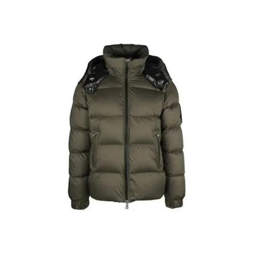 Moncler SS21 Пуховик Мужской Армейский Зеленый