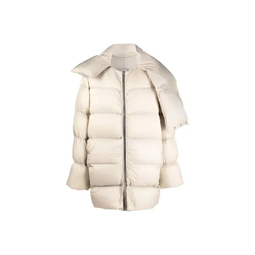 RICK OWENS совместный бренд Белый Мужской Пуховик