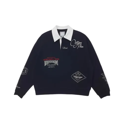 WOOYOUNGMI SS25 Толстовка Мужской Черный