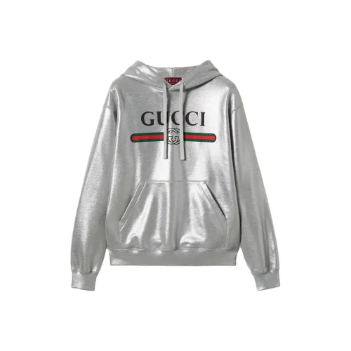 GUCCI Мужские Серебристые Свитшоты