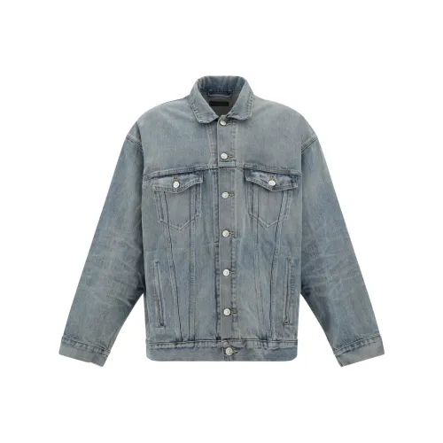 Balenciaga Denim Jacket Regular Fit Men's INLAND Blue Баленсиага Деним Куртка Стандартный крой Мужская INLAND Синий