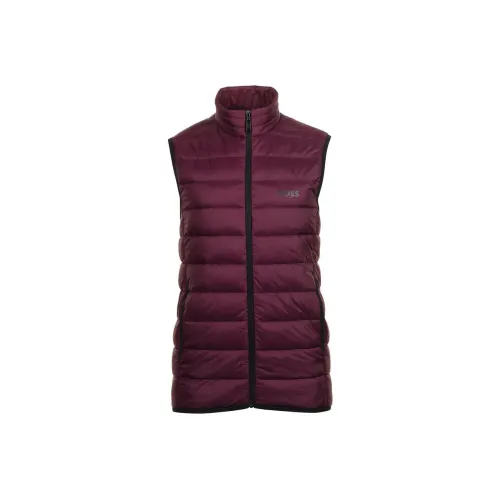 Hugo Boss Темно-красные Мужские Жилеты