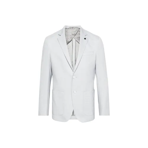 Karl Lagerfeld Бизнес-костюм Пальто Мужской Светло-серый