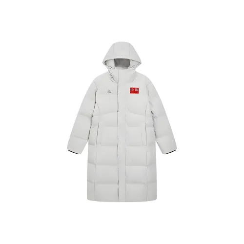 PEAK China Series Пуховик Мужской Белый Серый Зеленый