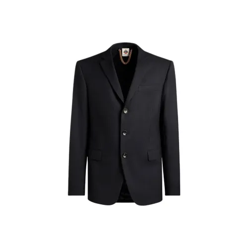 BALLY Adrien Brody Travel Collection FW24 Бизнес-костюм Пальто Мужской Морской Синий