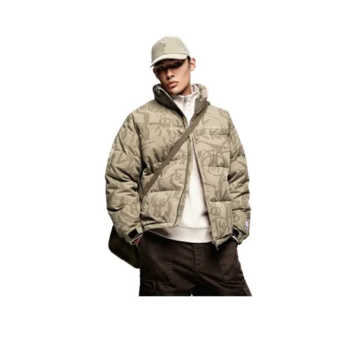JACK JONES· x NBA Пуховик Пальто Мужской Хаки