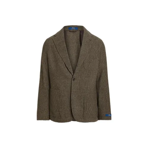 Polo Ralph Lauren Бизнес-костюм Пальто Мужской Коричневый