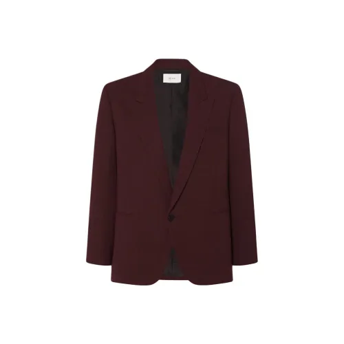 THE ROW SS24 Бизнес-костюм Пальто Мужской Бордовый Красный