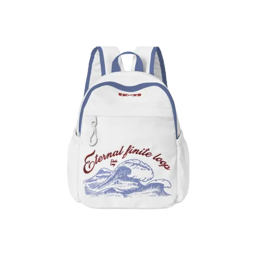 FINITE LOOP Бутылка Экологичный Ткань Ноутбук Рюкзак Сумка Unisex Light Синий