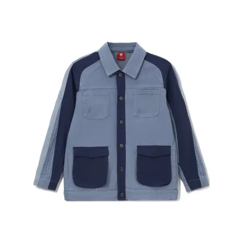 LINING Джинсовая куртка мужская светло-синий деним