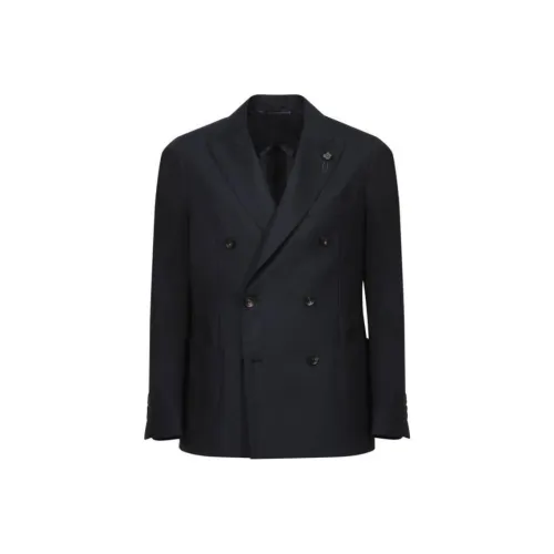 LARDINI Бизнес-костюм мужской черный