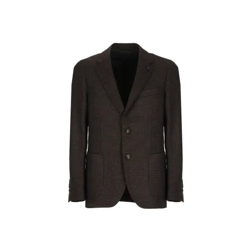 LARDINI Бизнес-костюм мужской коричневый