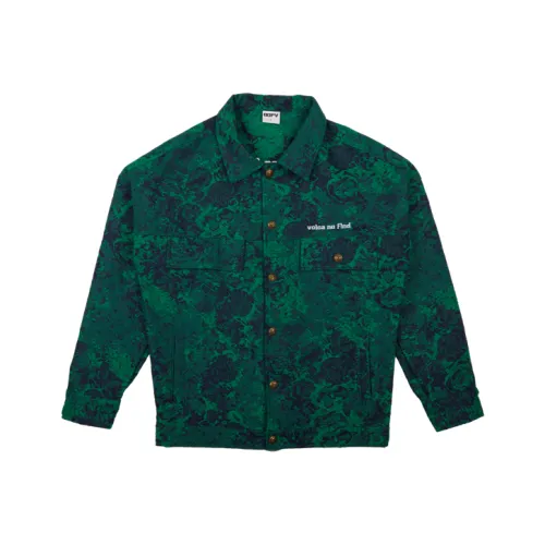 BOPV Зеленая унисекс джинсовая куртка