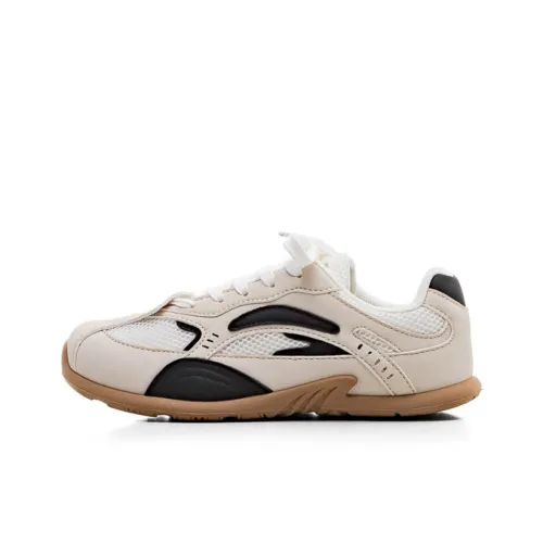 PAUL FRANK Противоскользящий Износостойкий Дышащий Низкий Топ Повседневная Обувь Женская Бежевая Черная