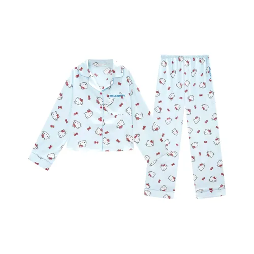 GUKOO x Hello Kitty Sanrio Series Пижамный комплект Женские Air Blue